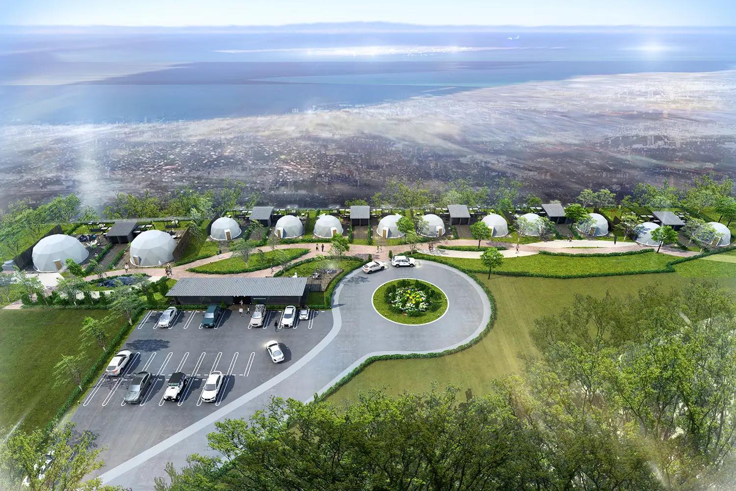 大阪初！ドーム型テントグランピング施設「SKY DOME-スカイドーム-阪南