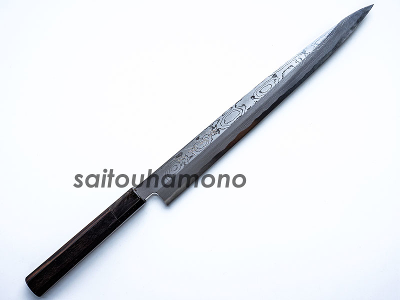 唐津厚広青一鋼ダマスカス和包丁の通販「サイトウ刃物店」