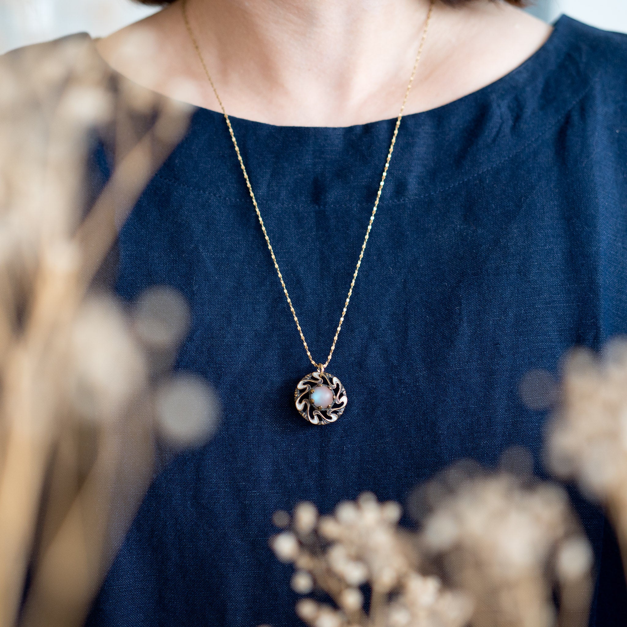 アンティークマットサフィレット・ネックレス