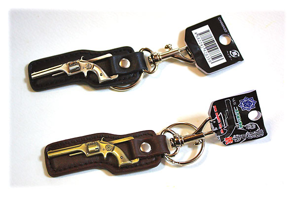 龍馬の拳銃 S&W 二番形縁打拳銃キーホルダー