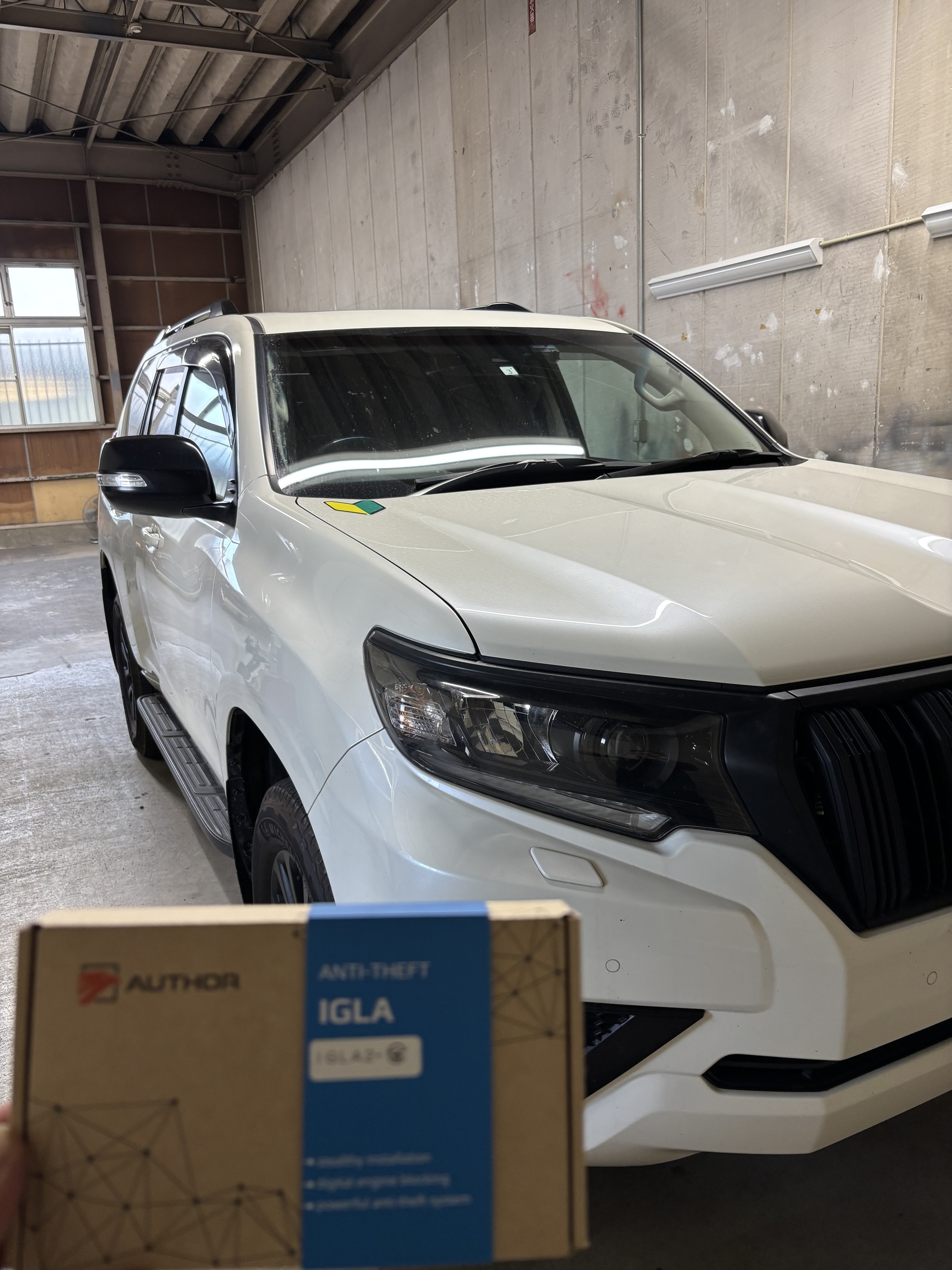 ランクルプラド セキュリティ取付け