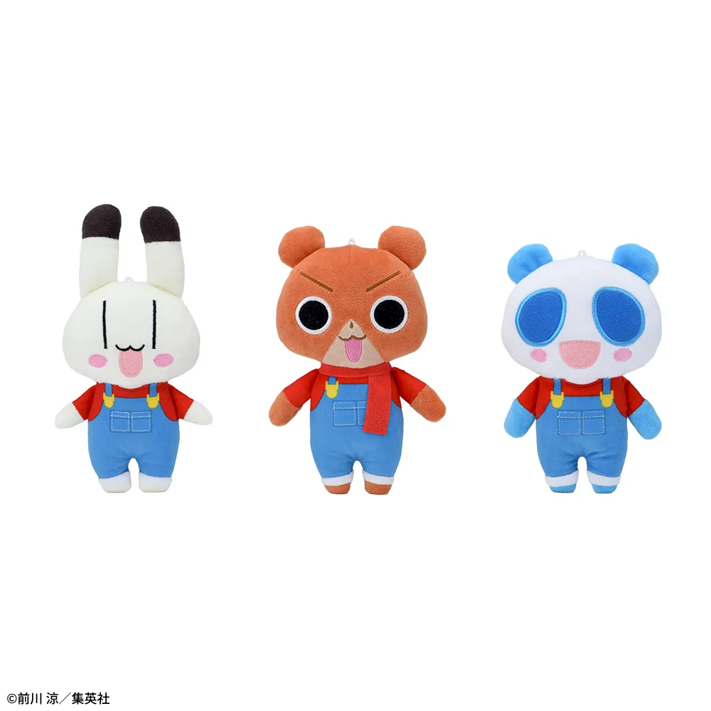 アニマル横町 オーバーオールぬいぐるみ｜プライズ・くじ・グッズ情報