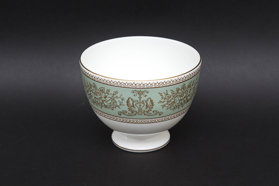 ウェッジウッド コロンビアセージグリーン オープンシュガーボウルを