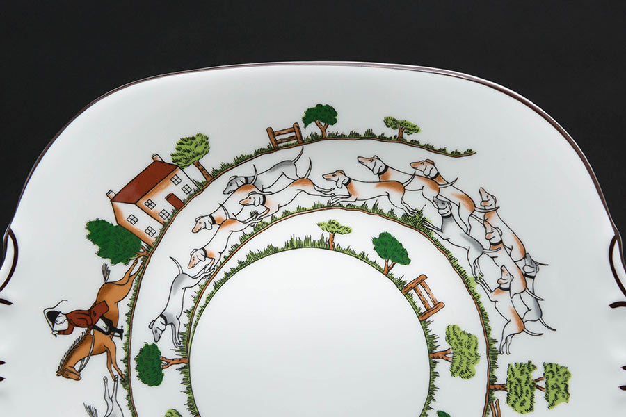 ウェッジウッド ハンティングシーン ブレッド＆バタープレートを
