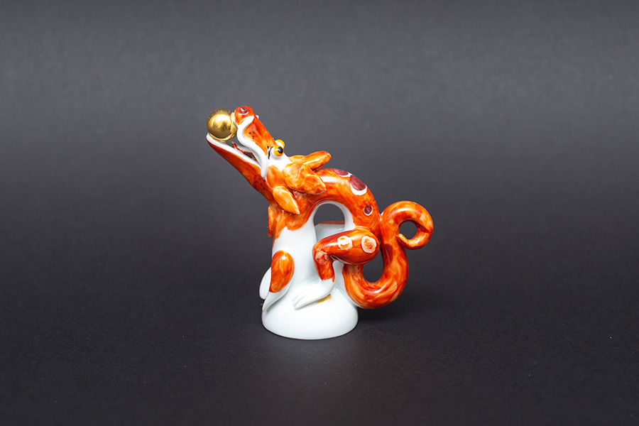 マイセン ミニ干支（2012年）「辰（ドラゴン）」（レッド）を買い取り