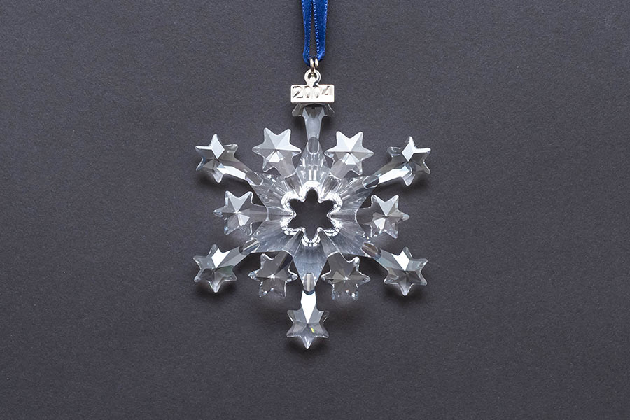 スワロフスキー クリスマスオーナメント スノーフレーク（2004年）を