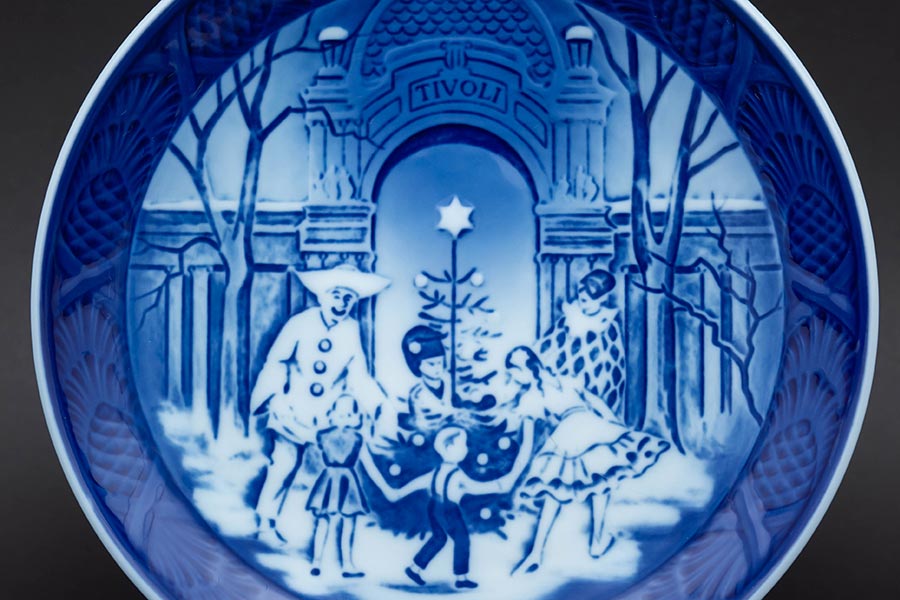 ロイヤル・コペンハーゲン イヤープレート（1990年）『Christmas at