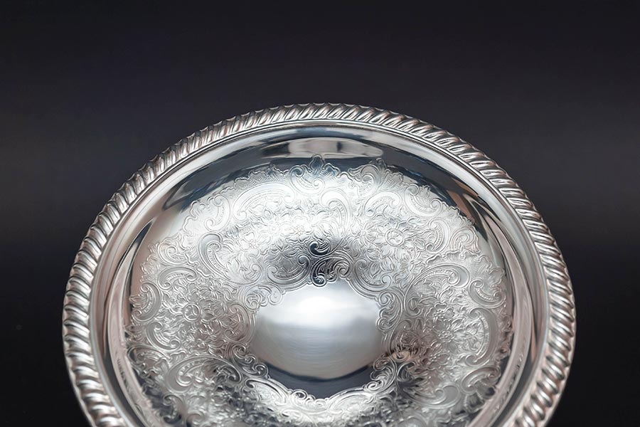 マッピン＆ウェッブ 15cmコンポート（シルバープレート）を買い取り