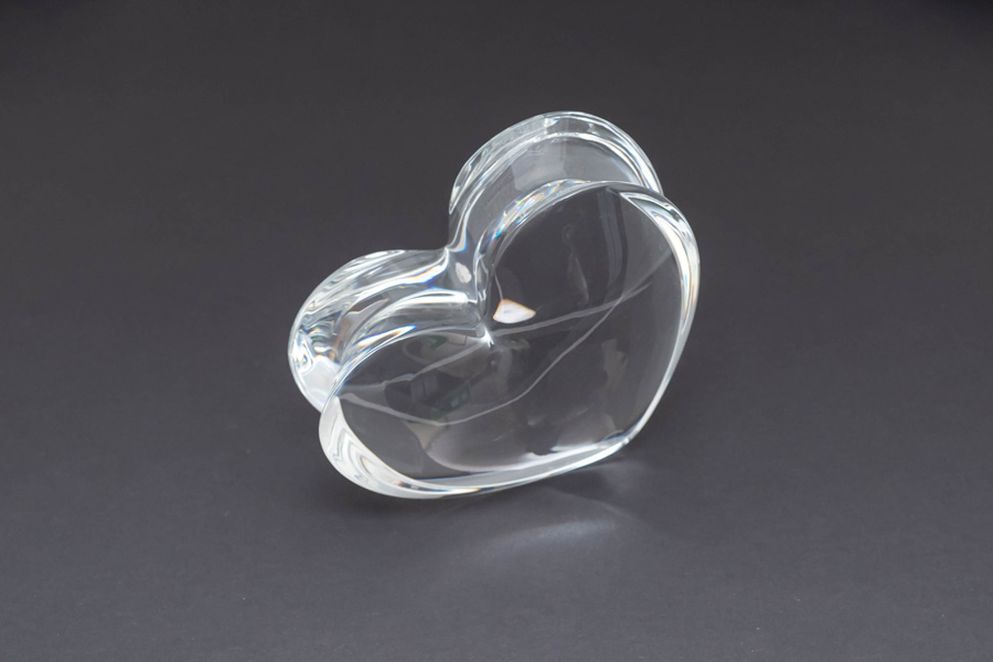 バカラ ザンザンハート（クリア）を買い取りました｜ブランド食器買取