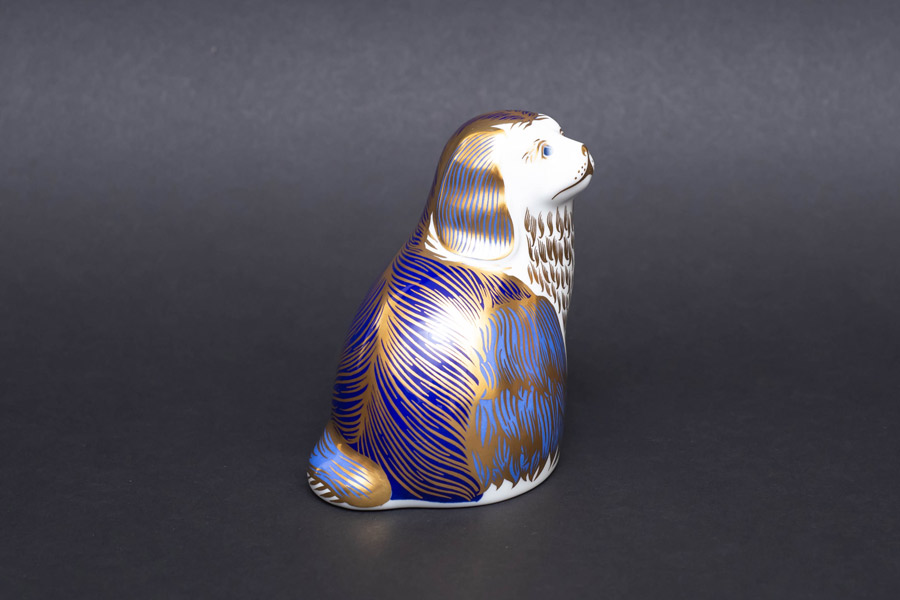 ロイヤル・クラウン・ダービー ペーパーウェイト キング・チャールズ