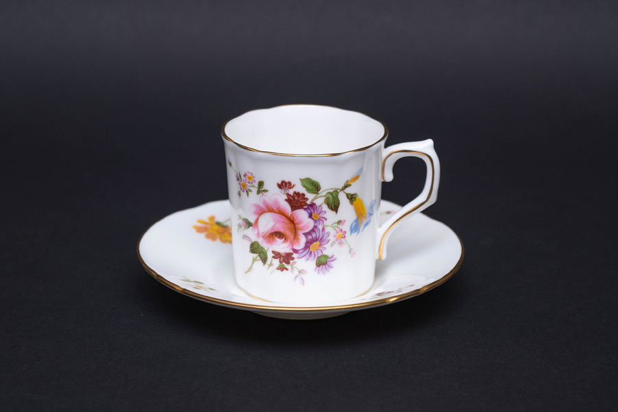 ロイヤル・クラウン・ダービー ポジー デミタスカップ＆ソーサーを