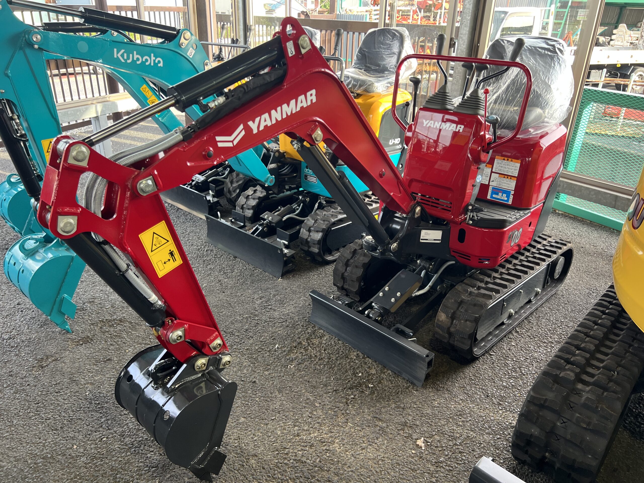 ヤンマーミニショベルViO10-2D プレミアムレッド！ | 農機／建機／草刈