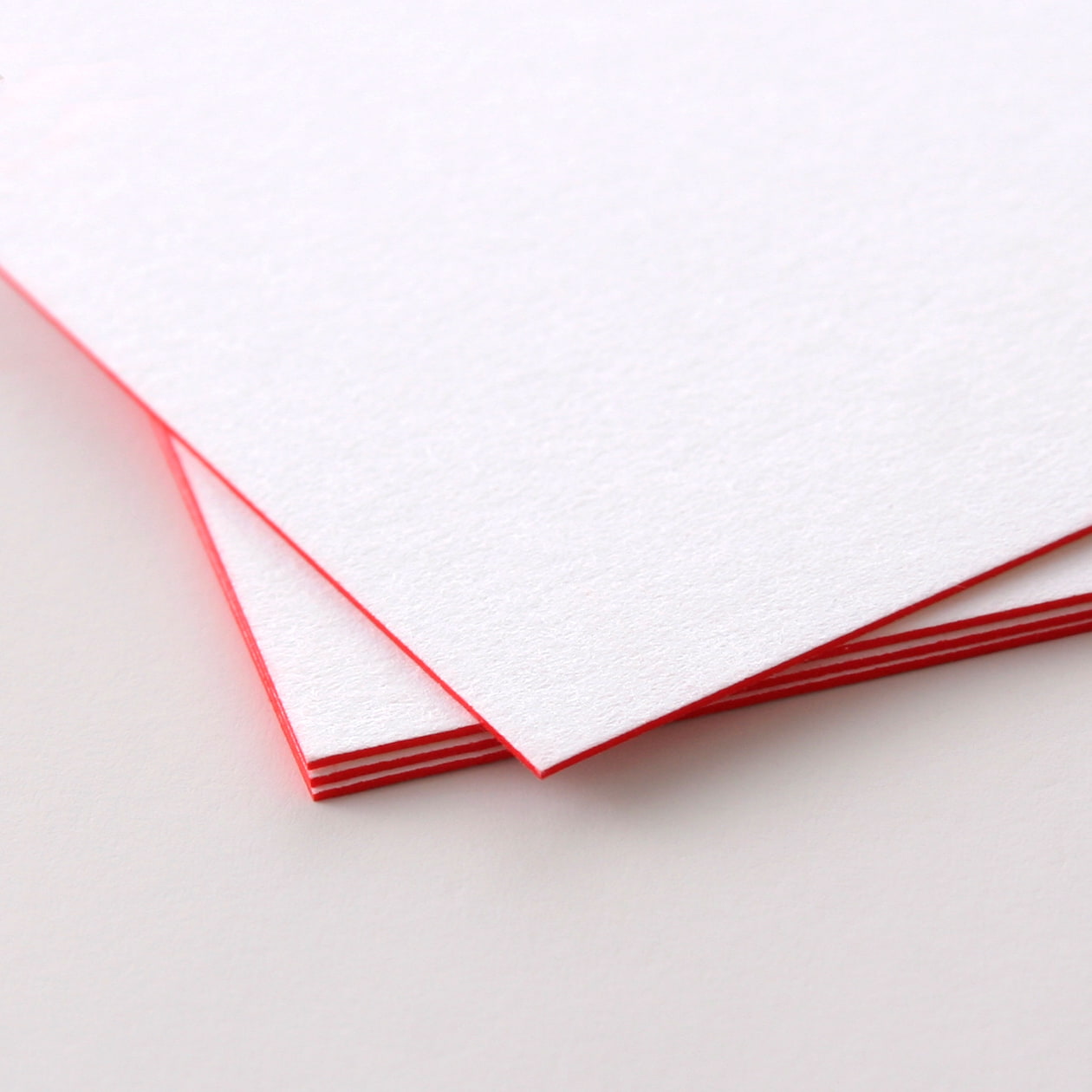 ネームカード エッジカラー バーミリオン 348.8g | 羽車公式サイト 紙