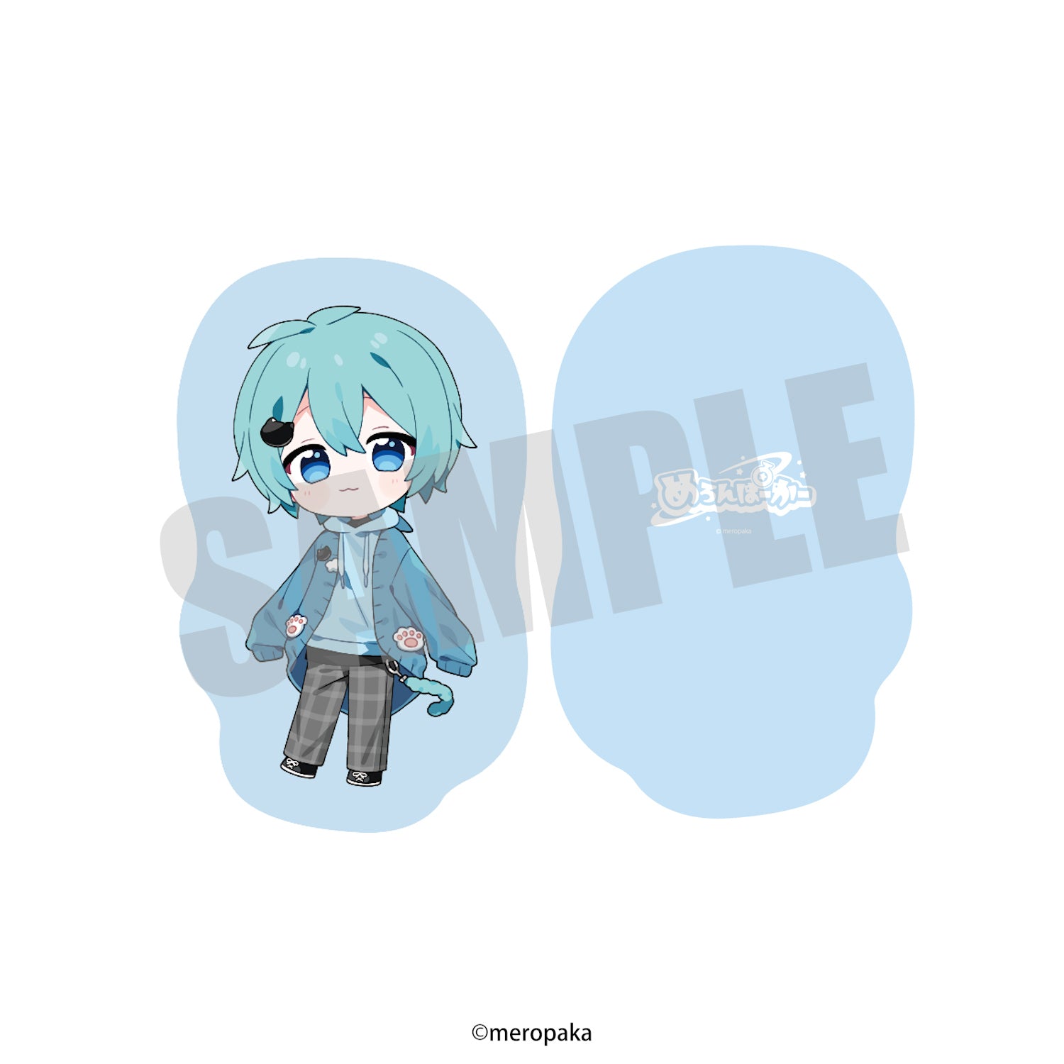 10月下旬〜順次発送予定] めろぱかクッション 文化祭ver. そらねこ