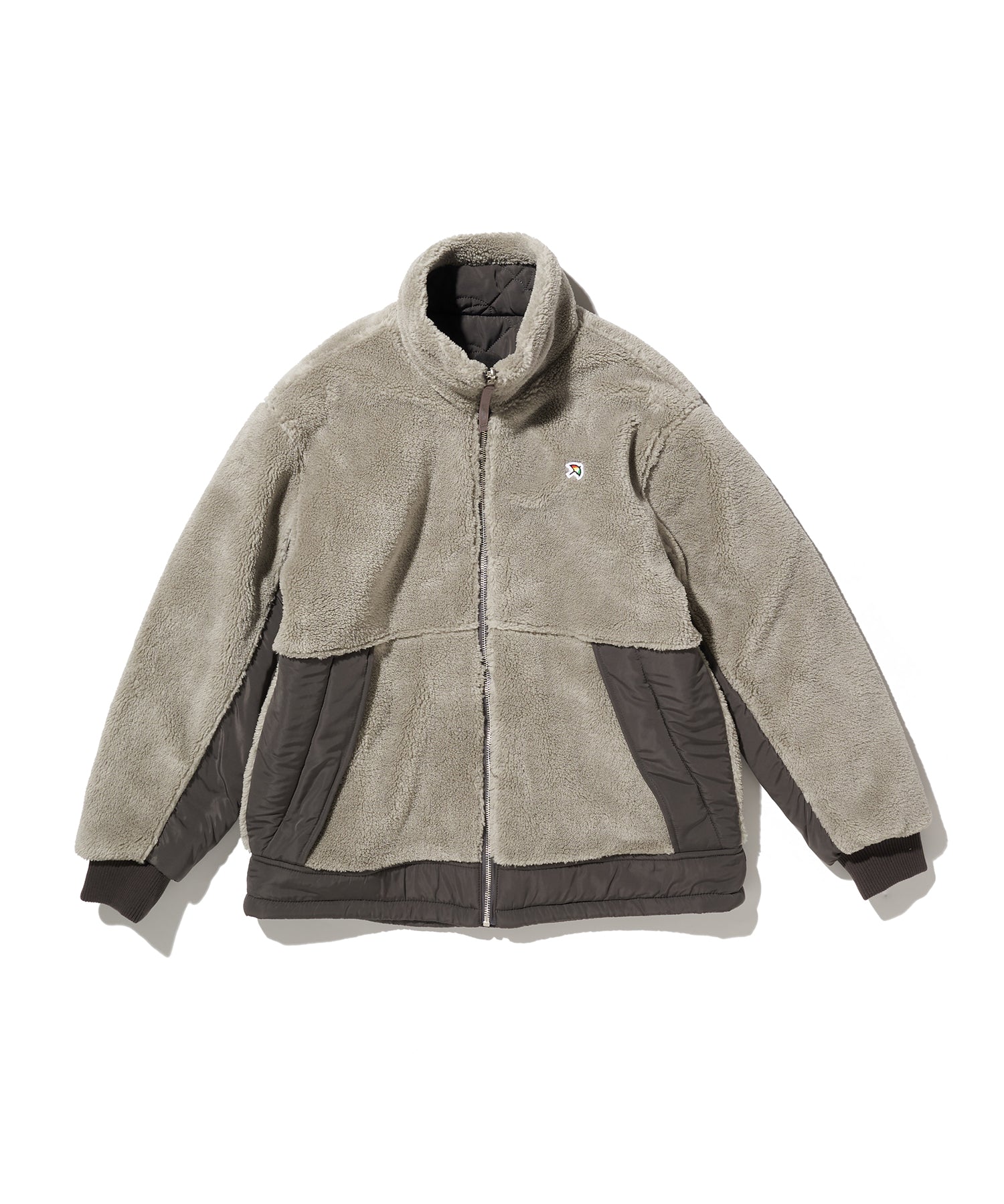 リバーシブル ボア×アンブレラキルト シェア ジャケット（その他