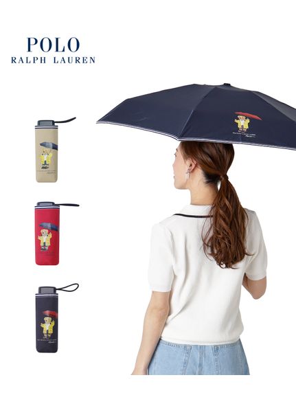 折りたたみ傘】ポロ ラルフ ローレン(POLO RALPH LAUREN) ツイル無地