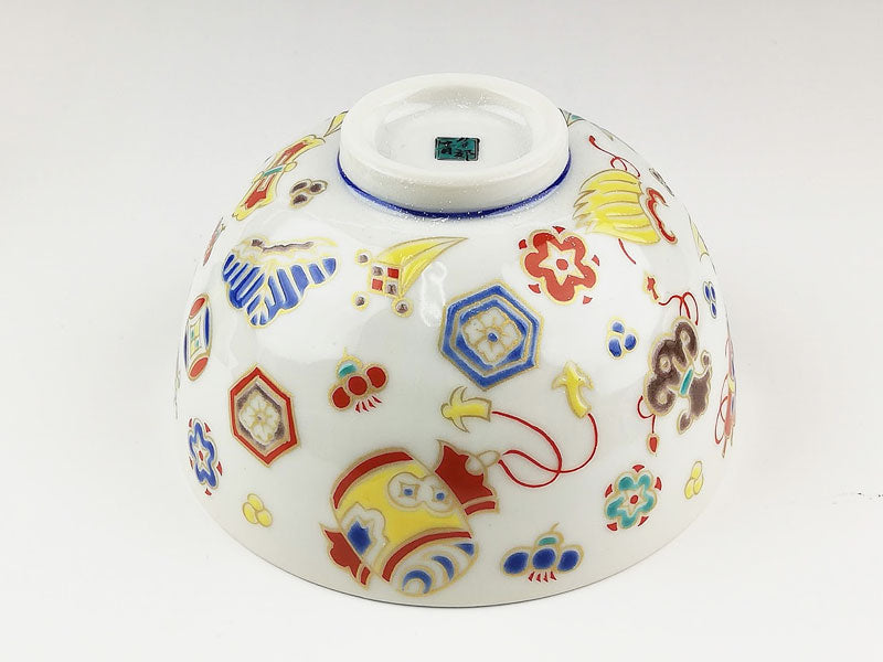 九谷焼 色絵飯碗 宝尽くし – 漆陶舗あらき 輪島塗 九谷焼 山中塗 公式