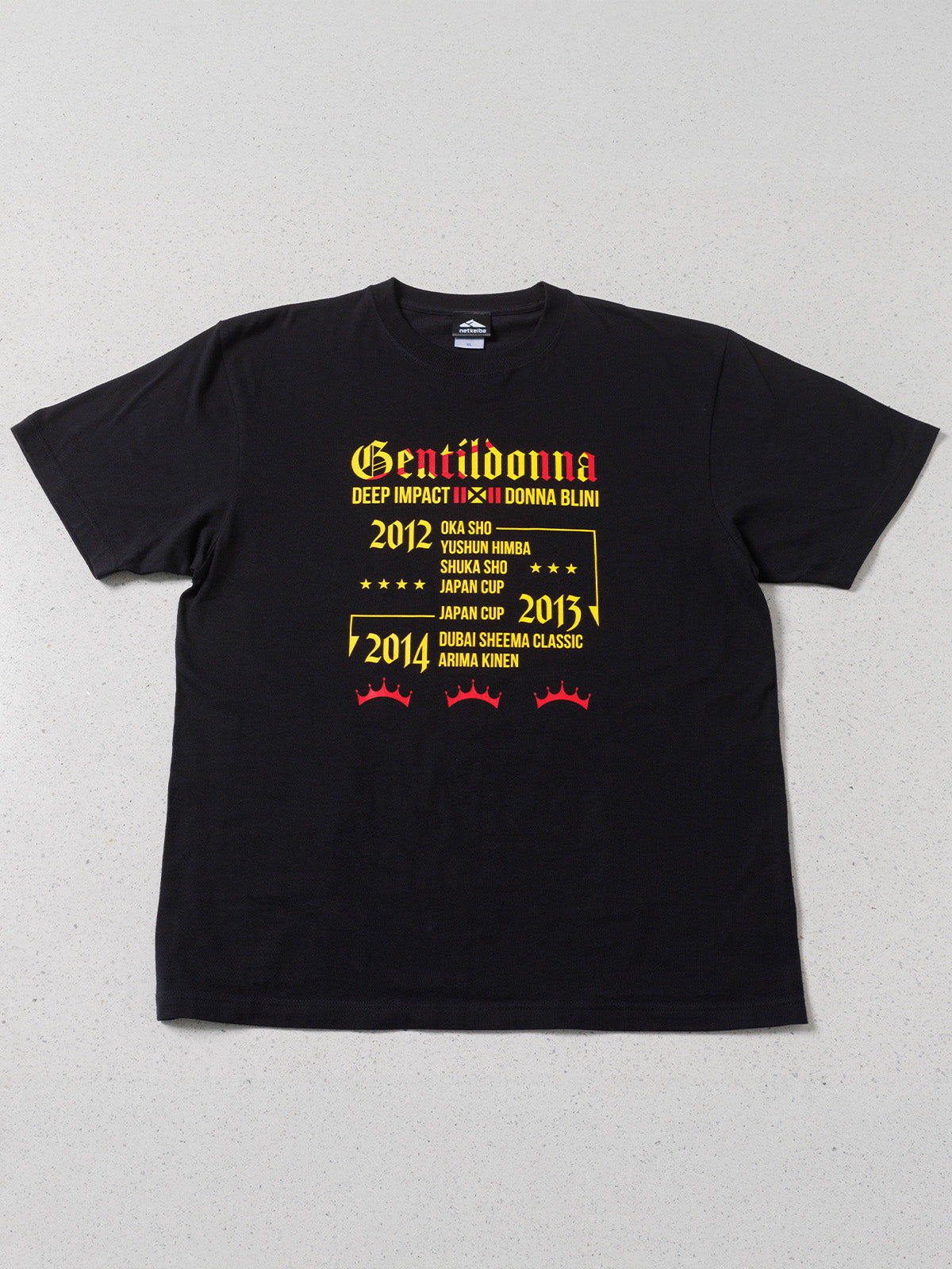 ジェンティルドンナ・Tシャツ(黒)｜netkeiba