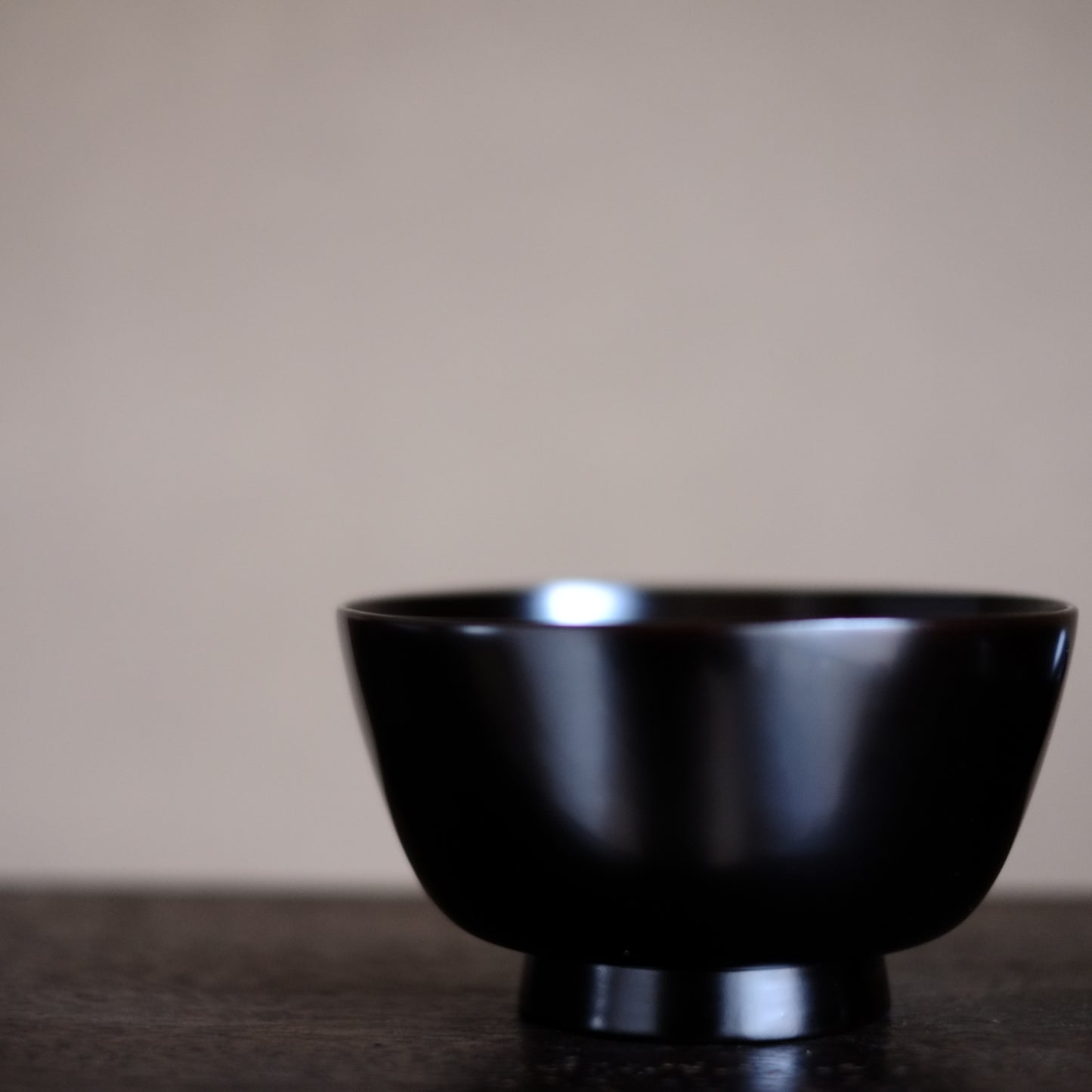 時代 輪島塗 黒漆蓋付椀 (明治時代) – 逢季荘