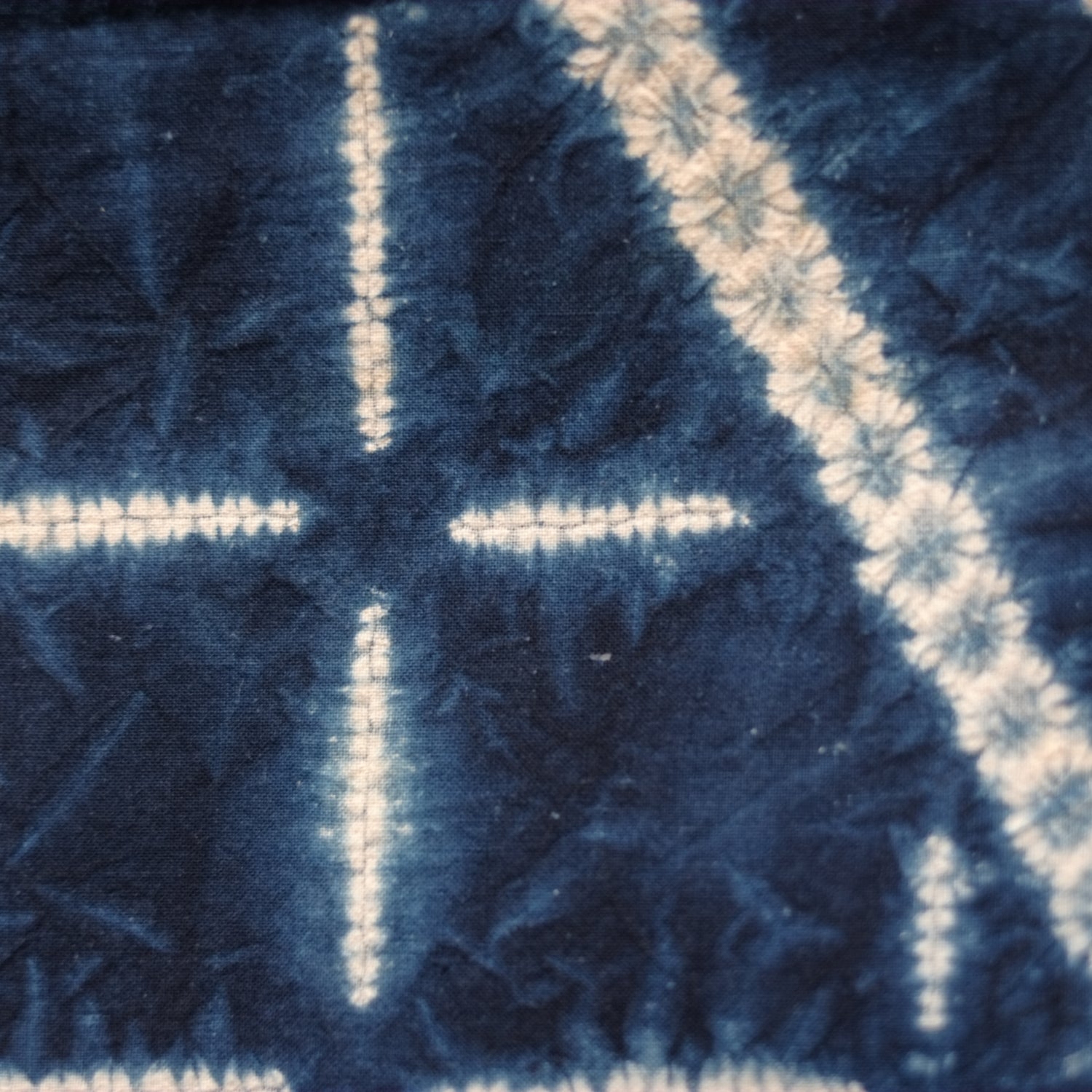 時代 中国 雲南省 絞り染め 藍染 風呂敷 大布 （20世紀） – 逢季荘