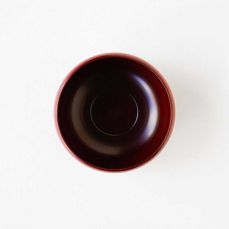 赤木明登 能登鉢 5寸 赤 – 雨晴/AMAHARE