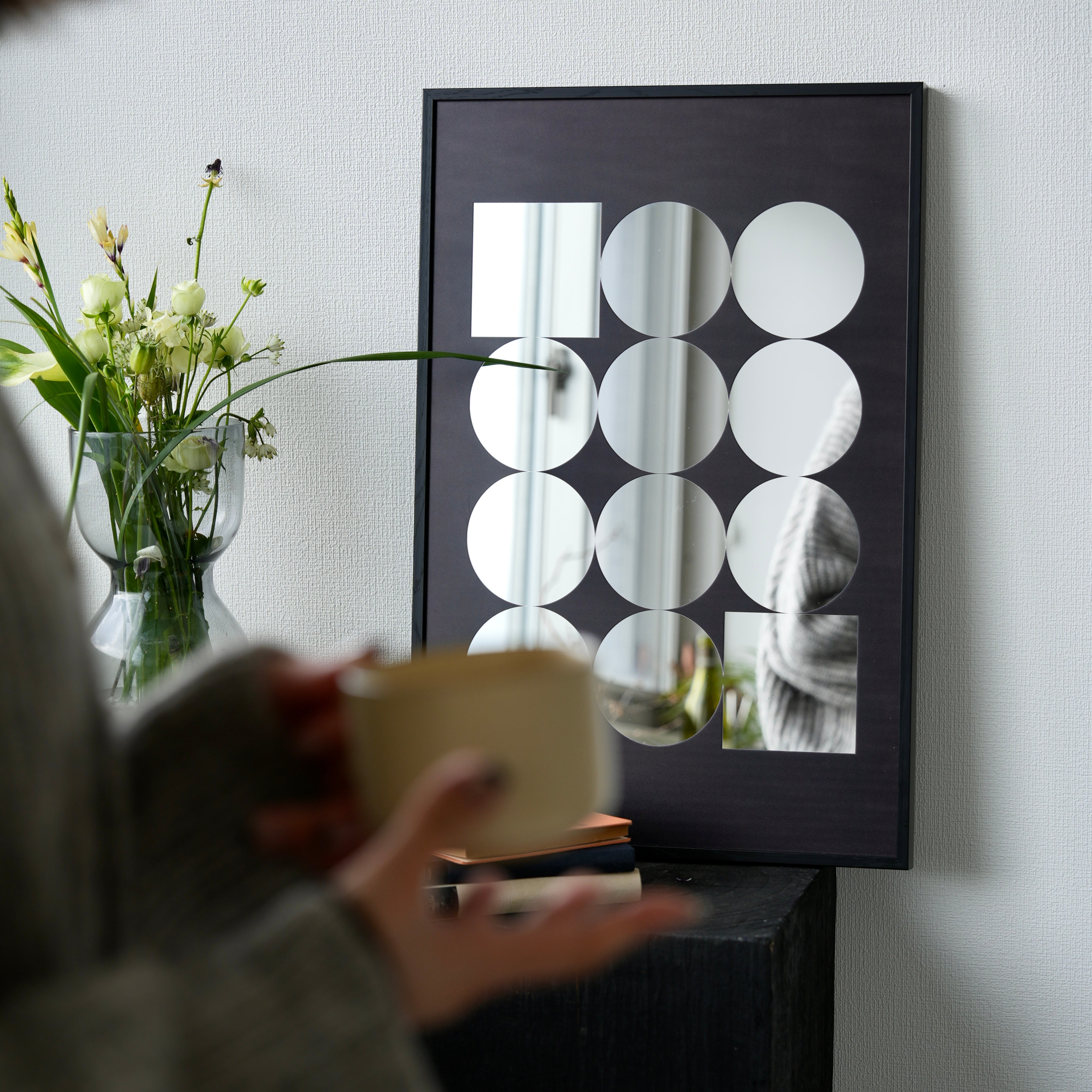 ミラーシルバー アートパネル