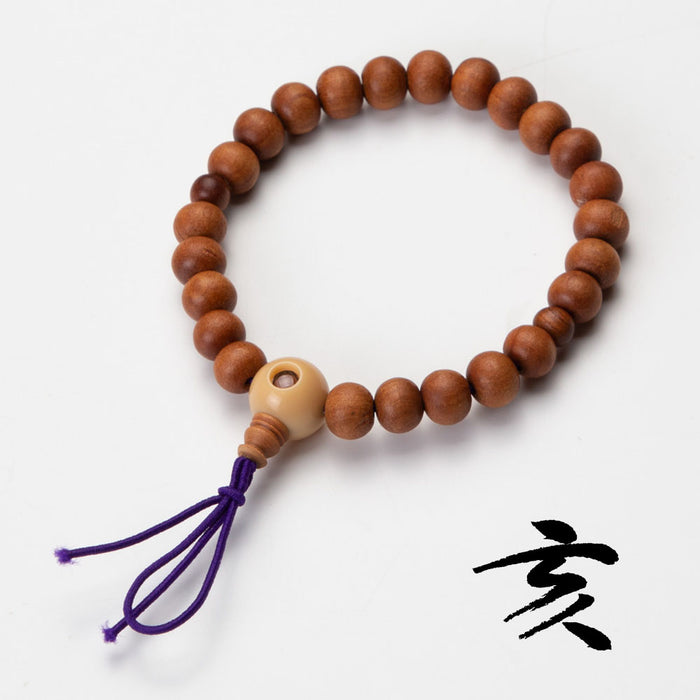 腕輪 十二支腕輪念珠 白檀 — 仏壇・仏具専門店 ぶつえいどう