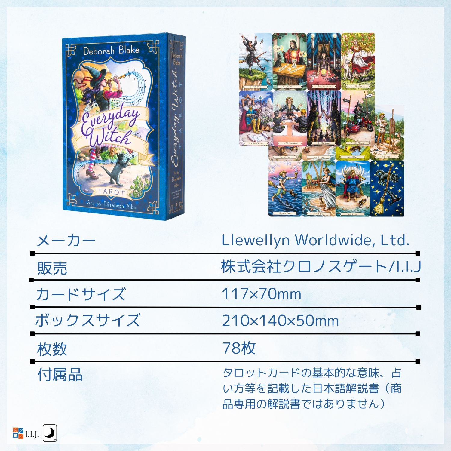 エブリデイ ウィッチ タロット Everyday Witch Tarot – クロノスゲート