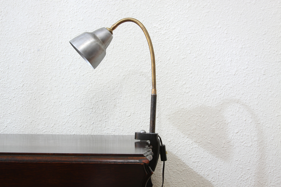 ヴィンテージ グースネック クランプライト｜アンティーク家具・照明の