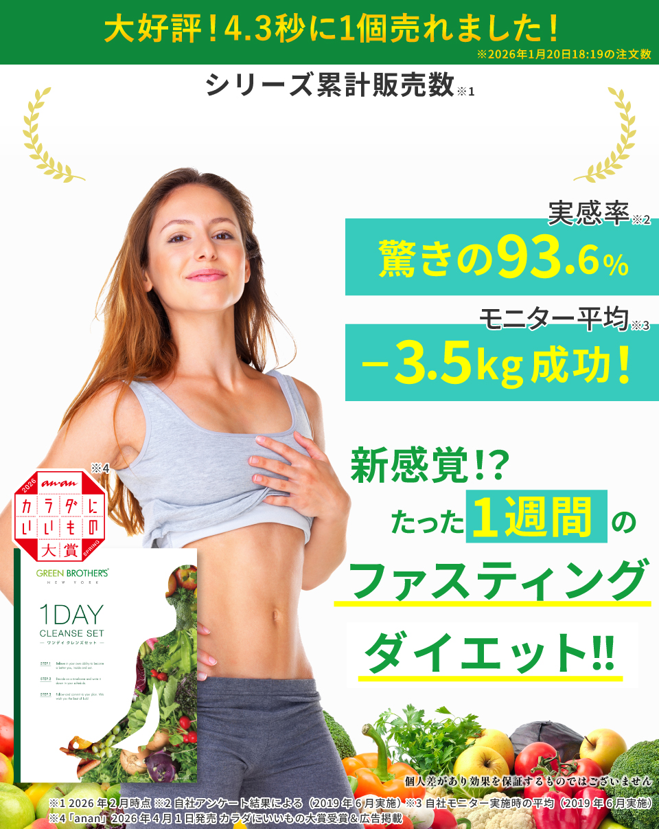 1DAY CLEANSE SET（ワンデイクレンズセット）