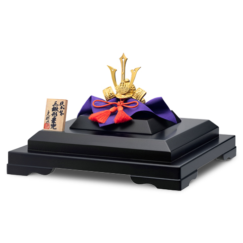 純金兜 「三鍬形星兜」 小 | 高品質 金・プラチナ