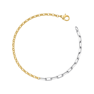 プラチナ/K18イエローゴールド ブレスレット 19cm | 高品質 金・プラチナ