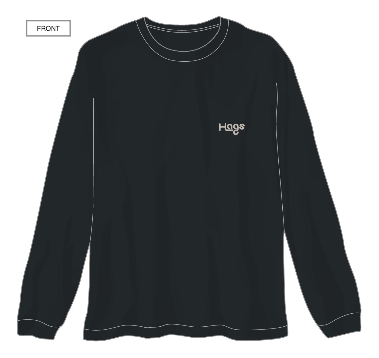 Hags Original Long t-shirt (2025) – Hags Online Shop