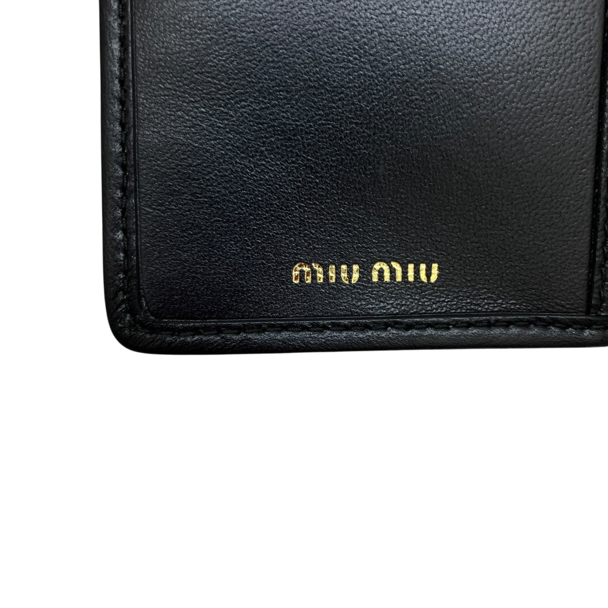 MIU MIU(ミュウミュウ) マトラッセジップアラウンド長財布5MV027