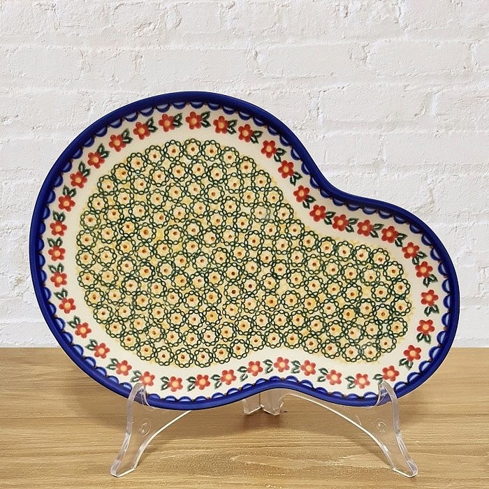 ポーリッシュポタリー VENA ダルマ プレート V209-U011 高さ2.5cm 長さ