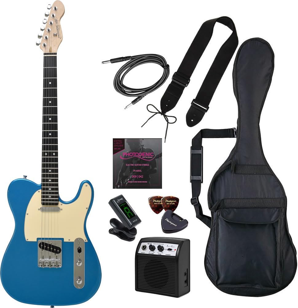 楽天市場】Photogenic TL-180 SFG エレキギター 初心者11点セット