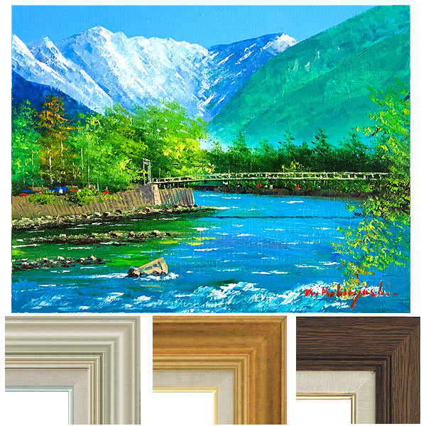 楽天市場】油彩画 松本弘 「里の民家」 F8号 油絵 額入り 風景画 真筆