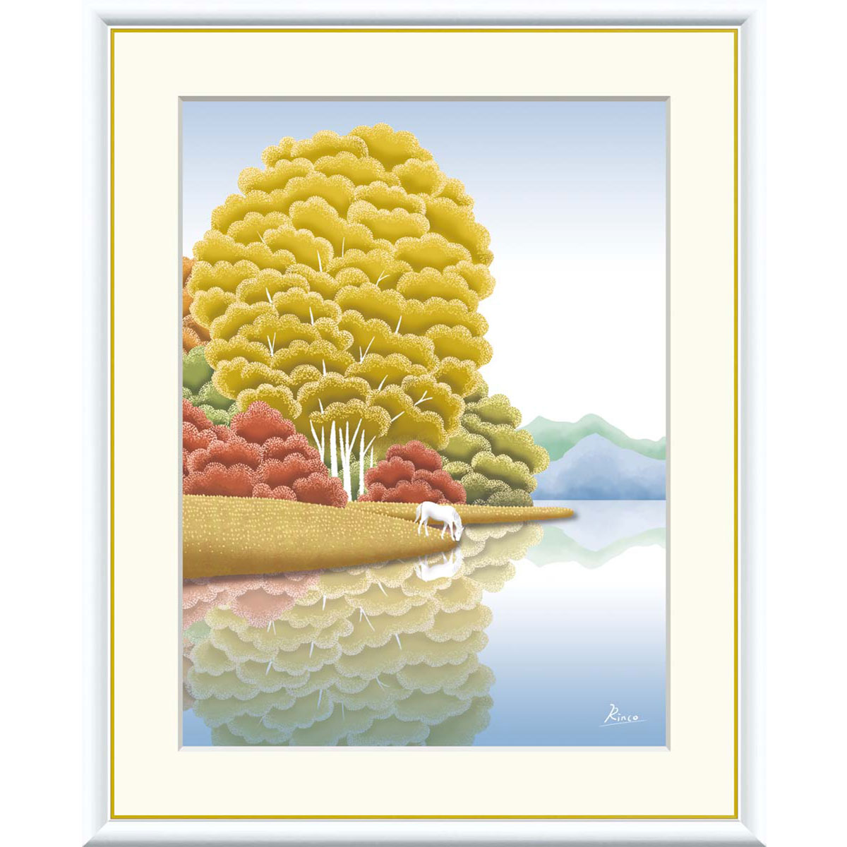 楽天市場】絵画 八木伸子 油絵・油彩画 『萩』 植物 花 葉 秋 優しい