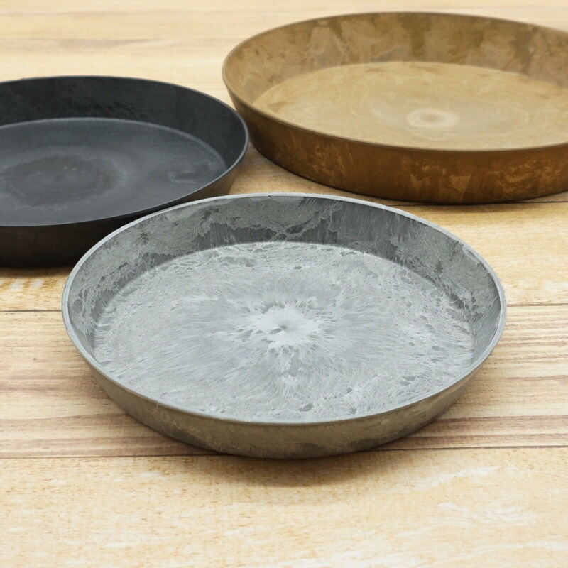 楽天市場】受け皿 植木鉢 おしゃれ アートストーン ラウンドソーサーSS