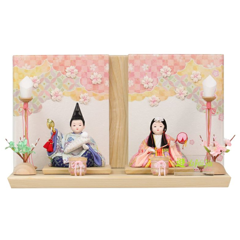 楽天市場】送料無料 東玉工房 野村嘉光作 雛人形 木目込立雛親王