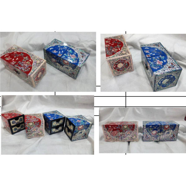 楽天市場】韓国螺鈿 螺鈿漆器 螺鈿 高級 宝石箱 花 蝶 青 ブルー