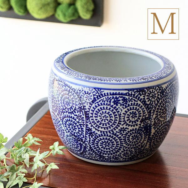 楽天市場】金魚鉢 おしゃれ 陶器 メダカ鉢 和風 レトロ アンティーク