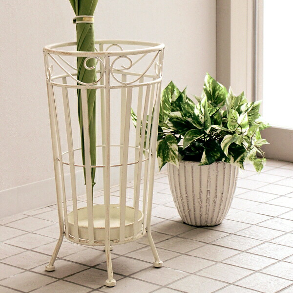 楽天市場】傘立て かさ立て 傘たて おしゃれ アイアン ホワイト