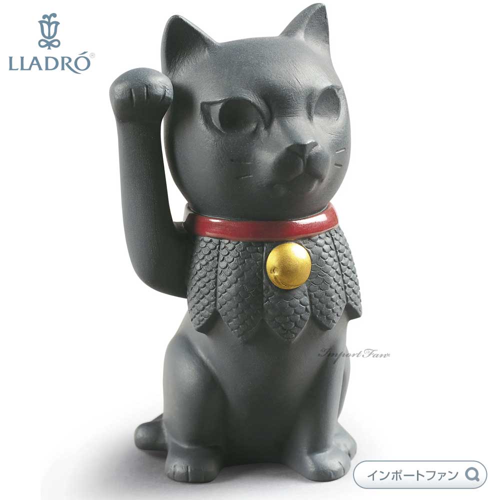 楽天市場】リヤドロ 招き猫 ホワイト 商売繁盛 置物 01009283 LLADRO