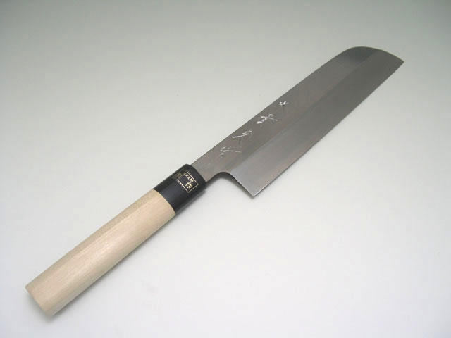 楽天市場】【堺包丁】【堺刃物】鎌薄刃包丁 極作 210mm 實光包丁(堺