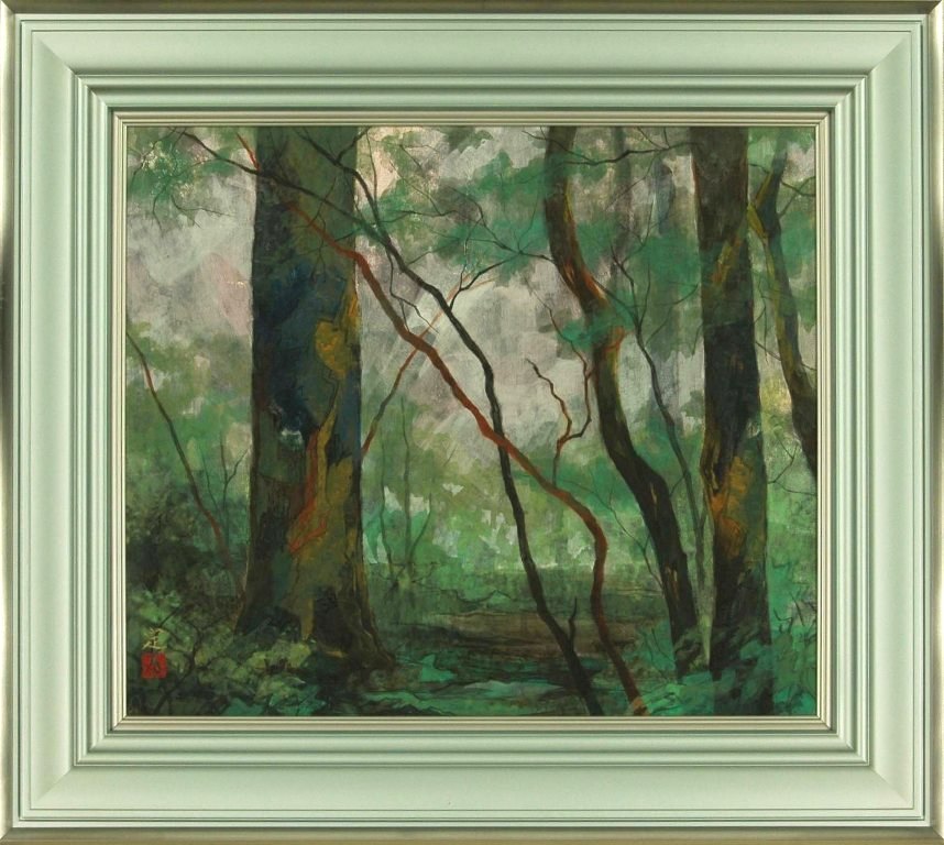 楽天市場】小松 均「赤絵皿に鯉之図」 日本画15号 : 小野画廊