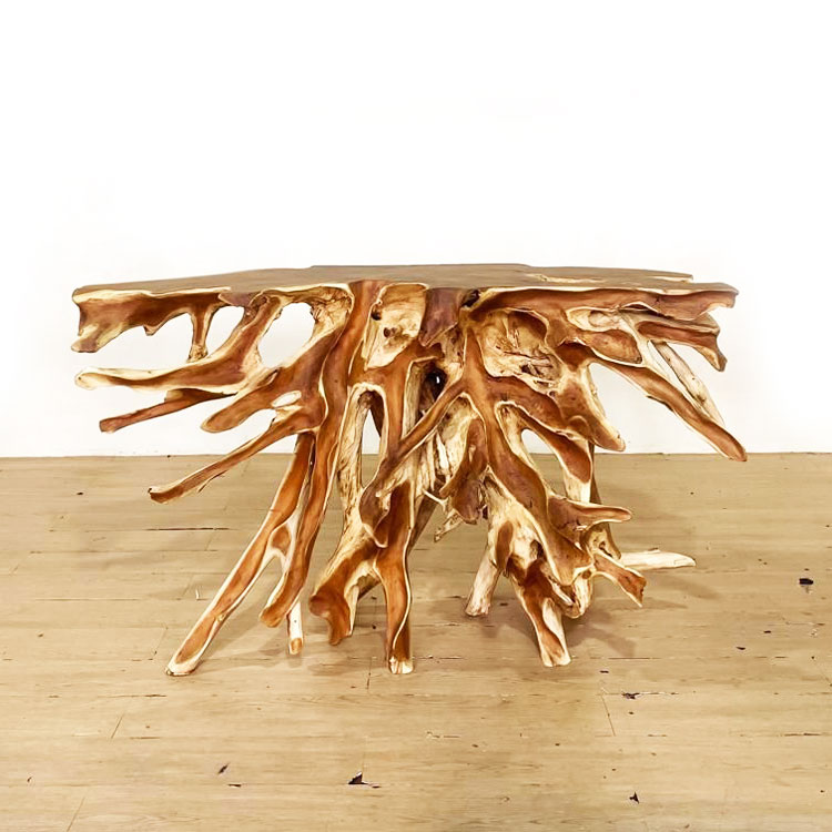 楽天市場】切り株 テーブル アジアン家具 チーク材 チーク 無垢材