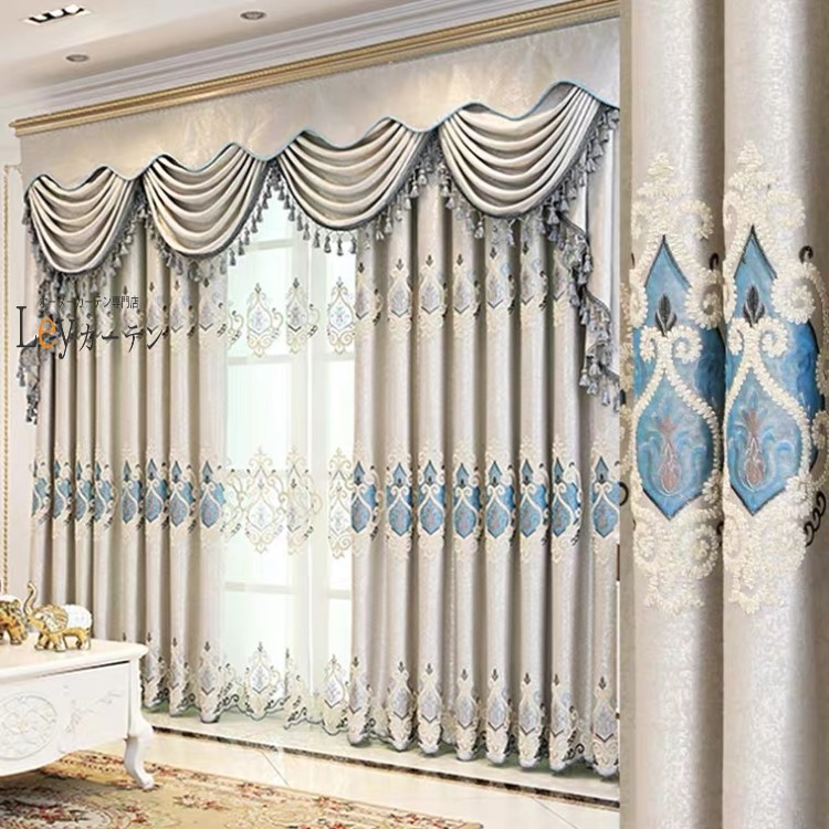 楽天市場】カーテン レース 遮光 セット 2倍ヒダ シルバーグレー 薄い