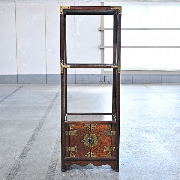 楽天市場】李朝家具 無垢材 古鉄金具 半閉櫃 バンダジ 半閉じ箱 時代物