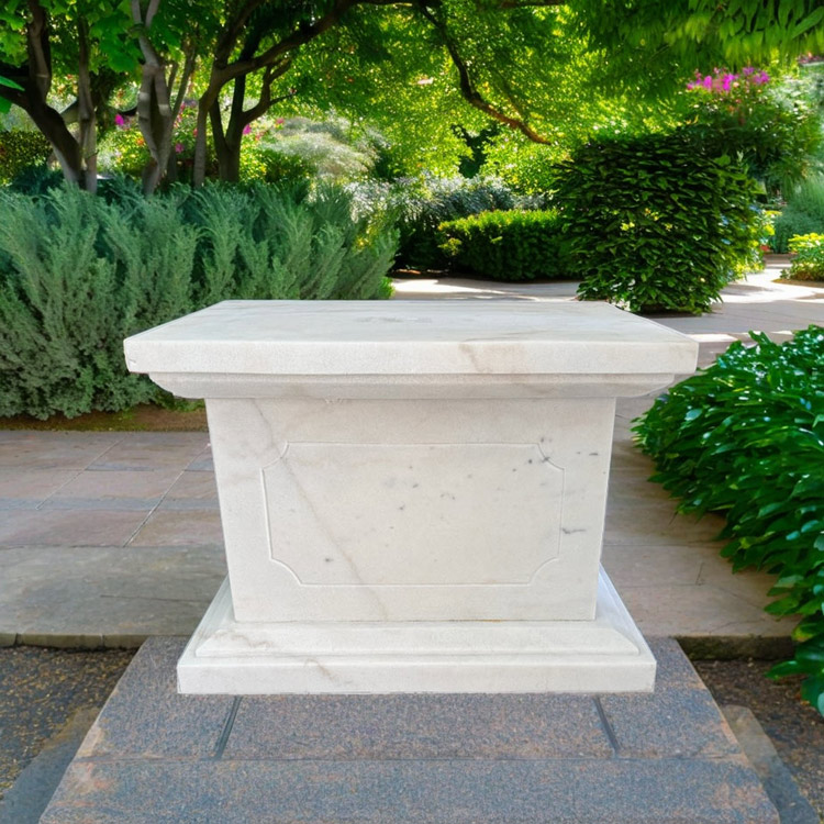 楽天市場】天然大理石 台座 コラム 飾り台 置台 花台 ポール 高さ約